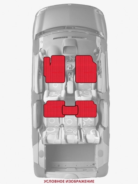 ЭВА коврики «Queen Lux» стандарт для SEAT Leon Cupra