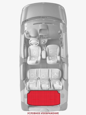 ЭВА коврики «Queen Lux» багажник для FIAT Panda (3G)